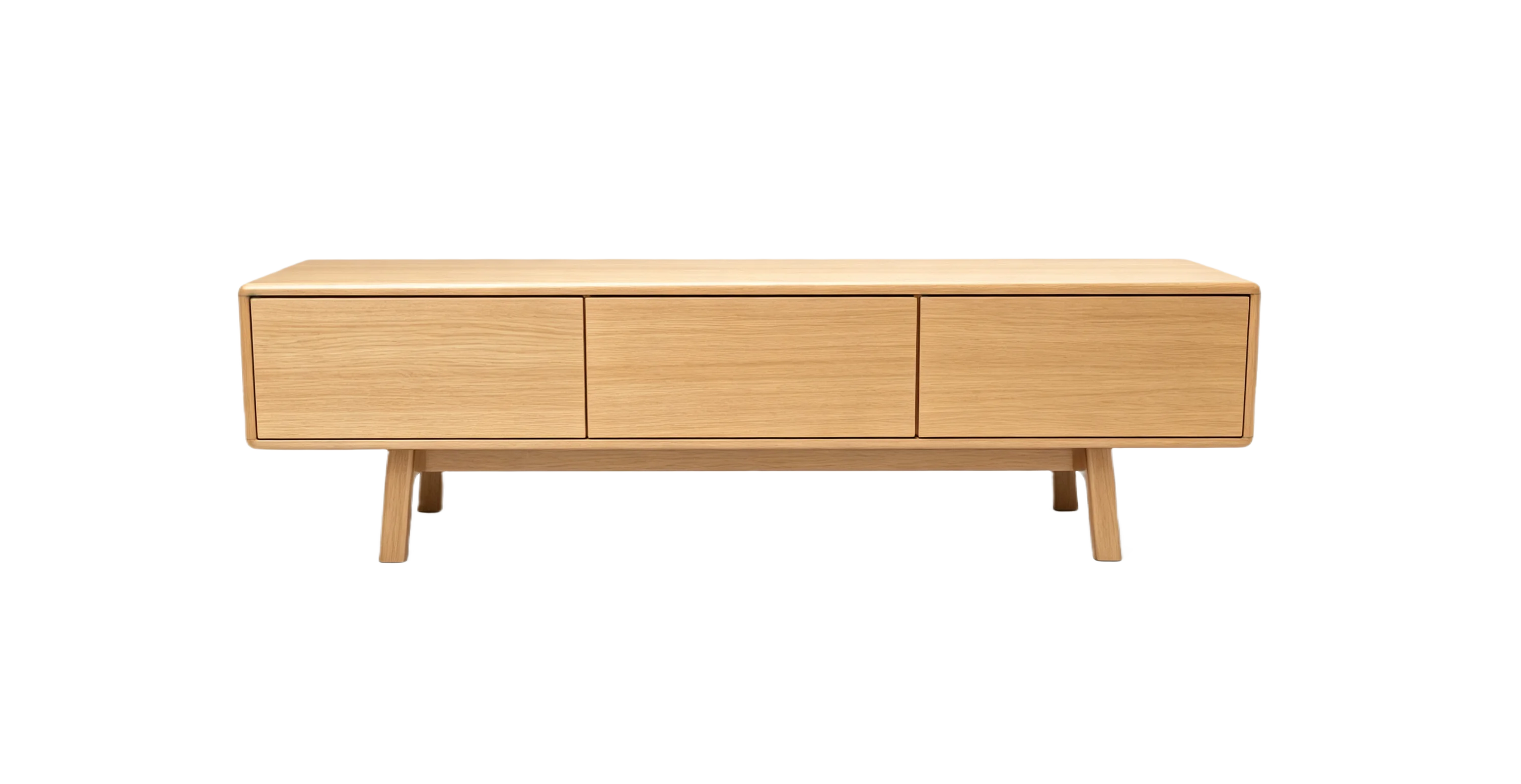 Goossens Basic Emilie Tv Meubel Eiken Blank - 8260423-goossens-basic-emilie-tv-meubel-eiken-blank-01