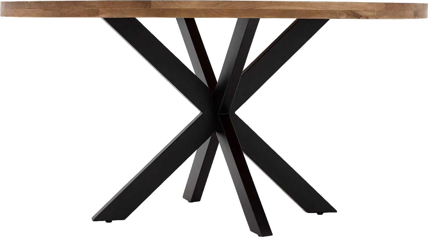Goossens Basic Lecce Eettafel Mango Bruin - 8243828-goossens-basic-lecce-eettafel-mango-bruin-04