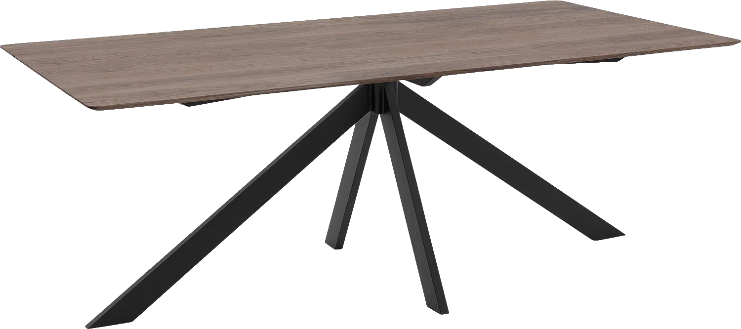 Goossens Excellent Eettafel Uniek, Rechthoekig 200 x 100 cm