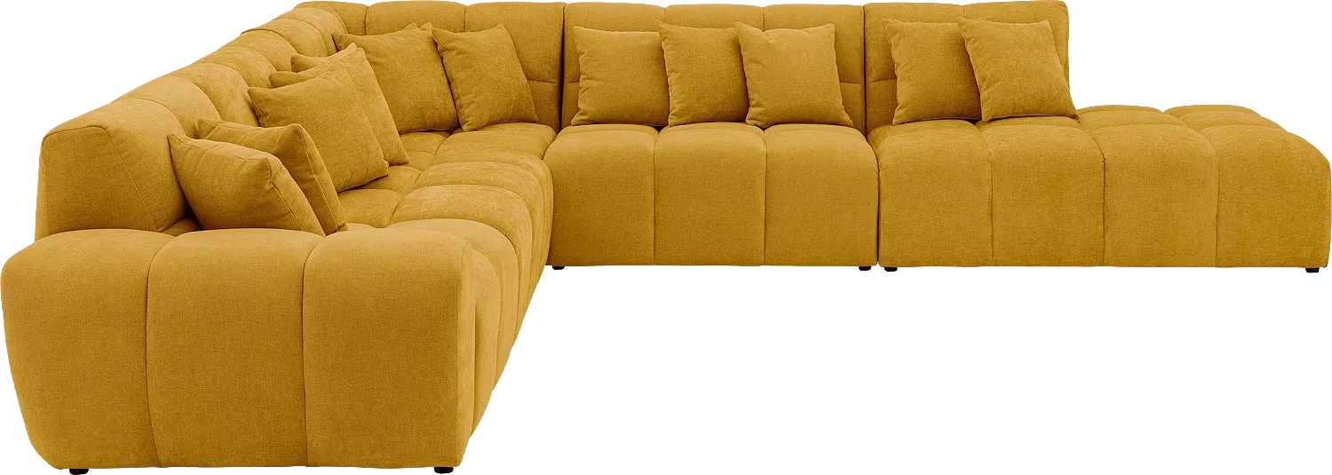 Goossens Excellent Kubus Bank Stof Geel - 8252880-goossens-excellent-kubus-bank-stof-geel-05