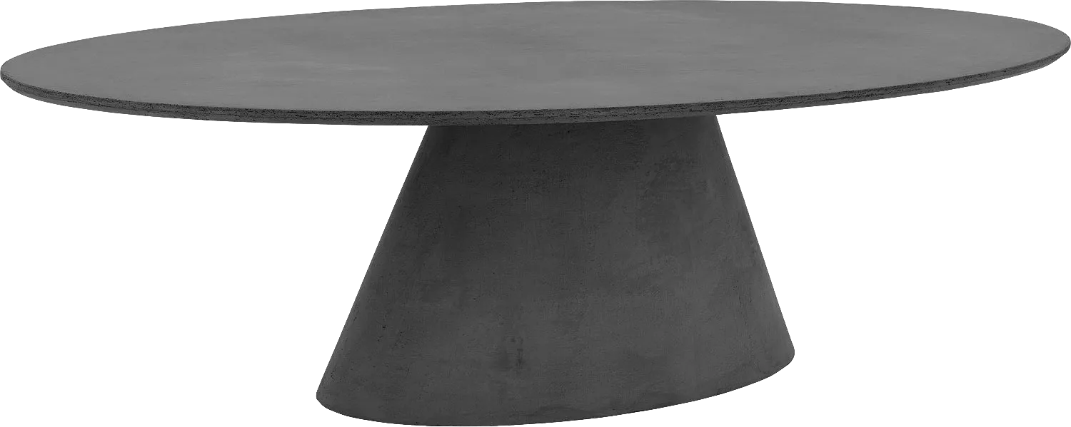 Goossens Eettafel Stone, Ovaal 260 x 120 cm