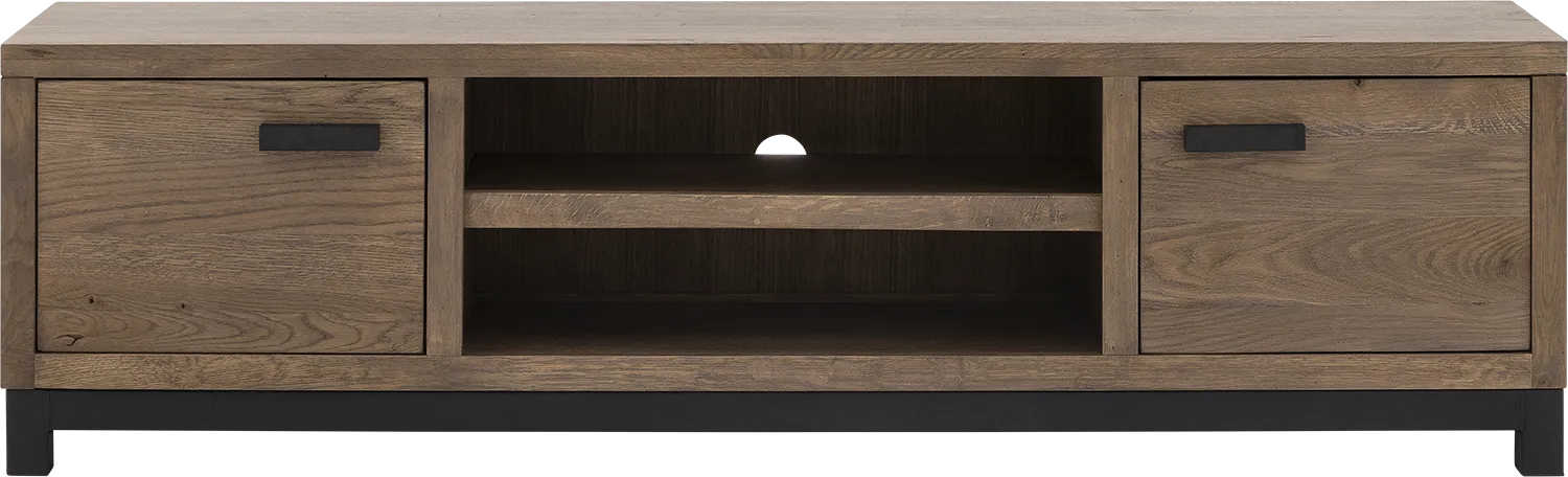Goossens Sans Tv Meubel Eiken Bruin - 8260750-goossens-sans-tv-meubel-eiken-bruin-01