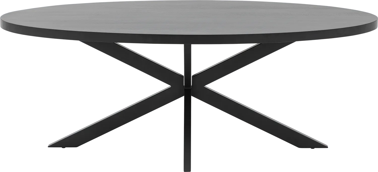 Goossens Basic Lecce Eettafel Mango Zwart - 8260883-goossens-basic-lecce-eettafel-mango-zwart-16