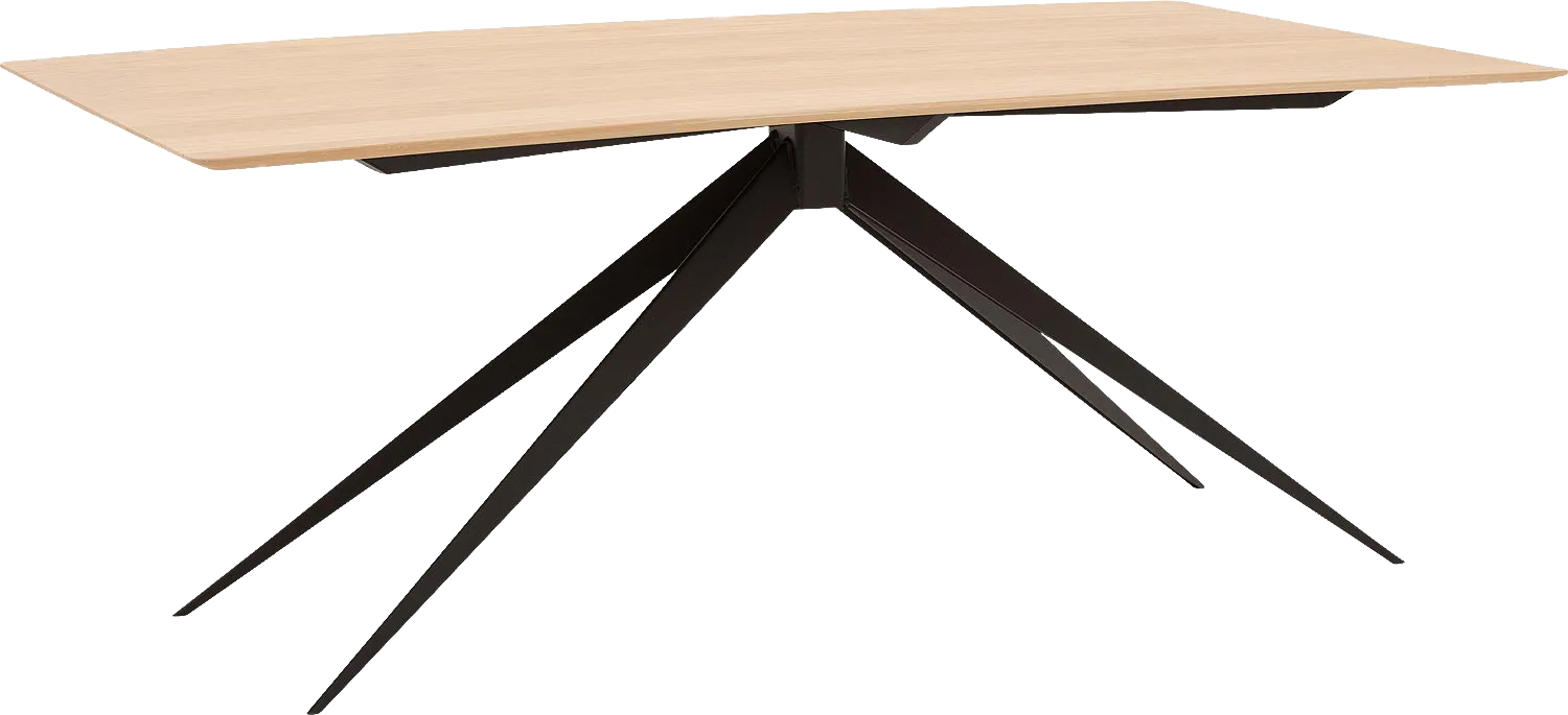 Goossens Excellent Eettafel Uniek, Rechthoekig 180 x 100 cm