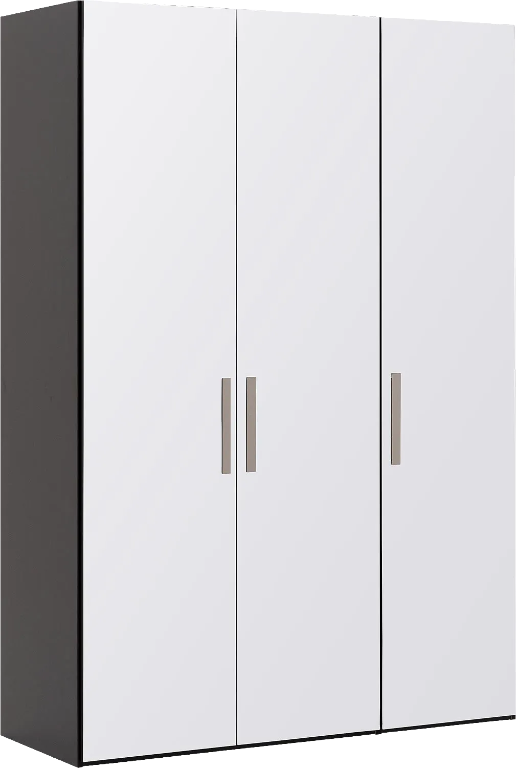 Goossens Kledingkast Easy Storage Ddk, Kledingkast 153 cm breed, 220 cm hoog, 3x glas draaideur