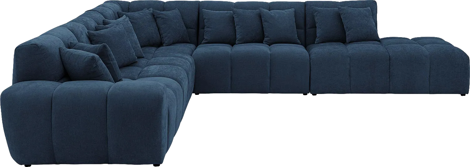 Goossens Excellent Kubus Bank Stof Blauw - 8252873-goossens-excellent-kubus-bank-stof-blauw-05