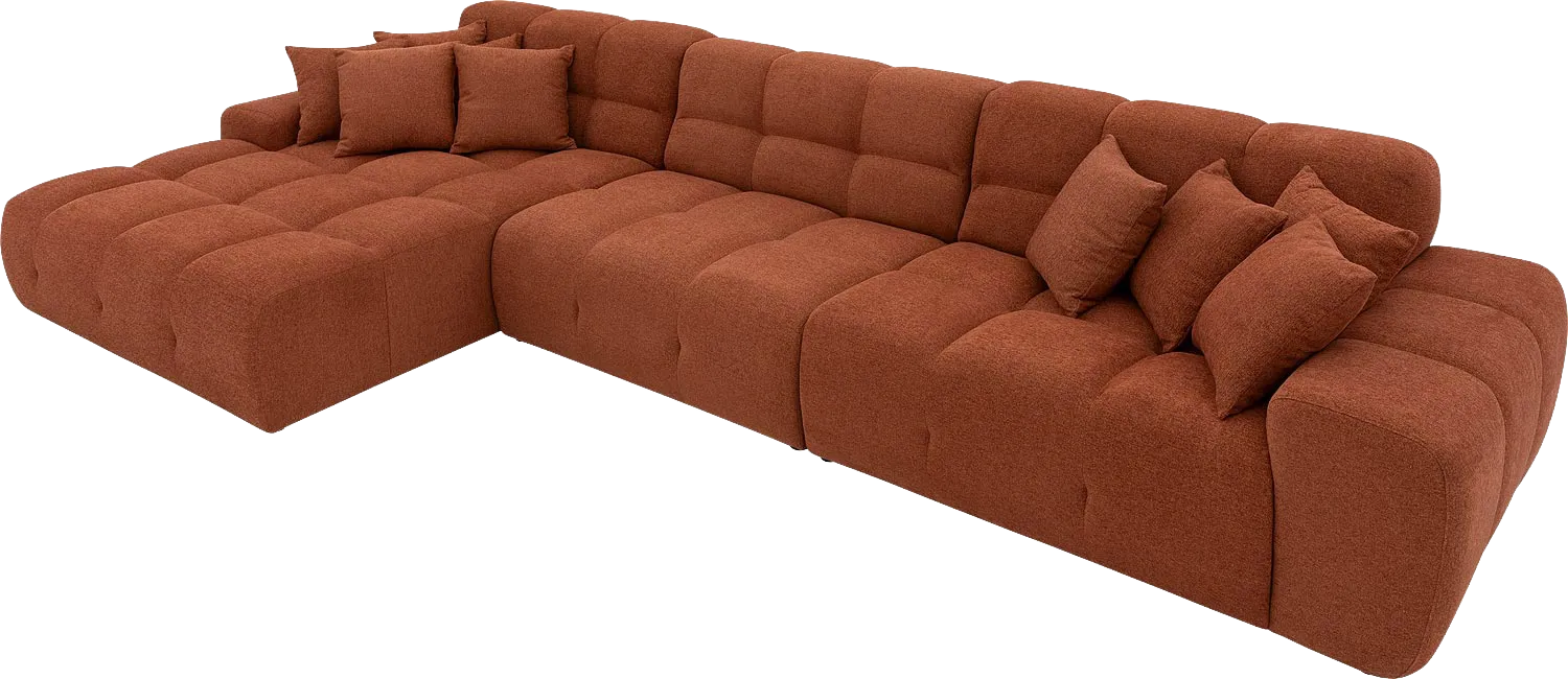 Goossens Excellent Kubus Bank Stof Oranje - 8234719-goossens-excellent-kubus-bank-stof-oranje-05