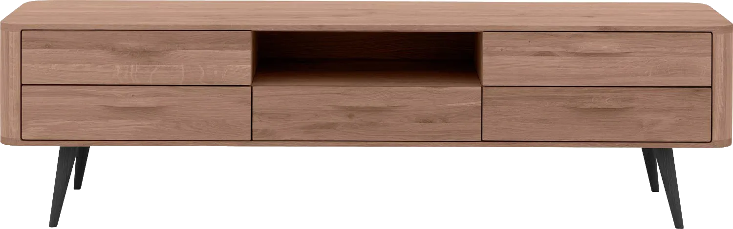 Goossens Tv Meubel Bjarte, 5 laden 1 open vak 180 cm breed