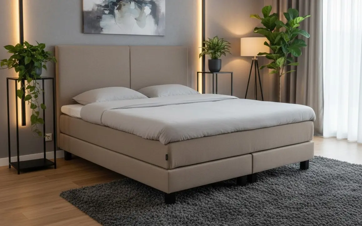 Goossens Gs Compleet Boxspring Compleet Stof - 8252938-goossens-gs-180-compleet-boxspring-compleet-stof-01