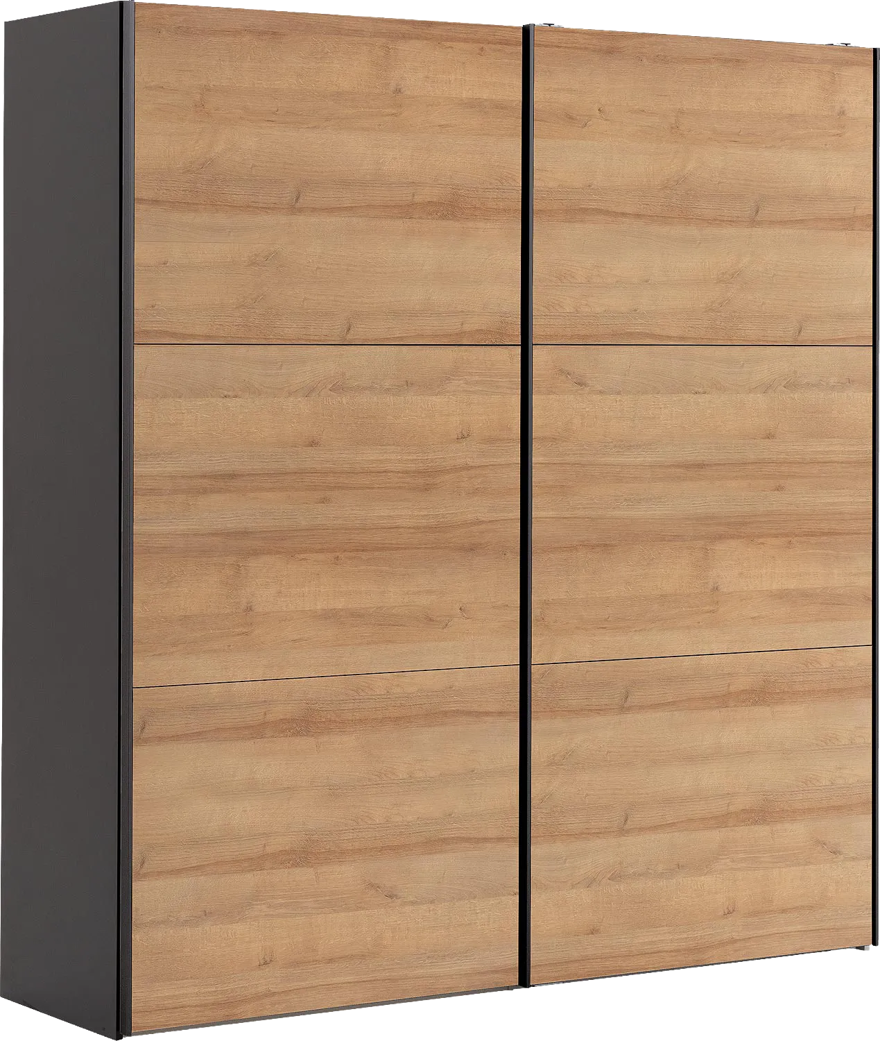 Goossens Kledingkast Easy Storage Sdk, 203 cm breed, 220 cm hoog, 2x 3 paneel schuifdeuren