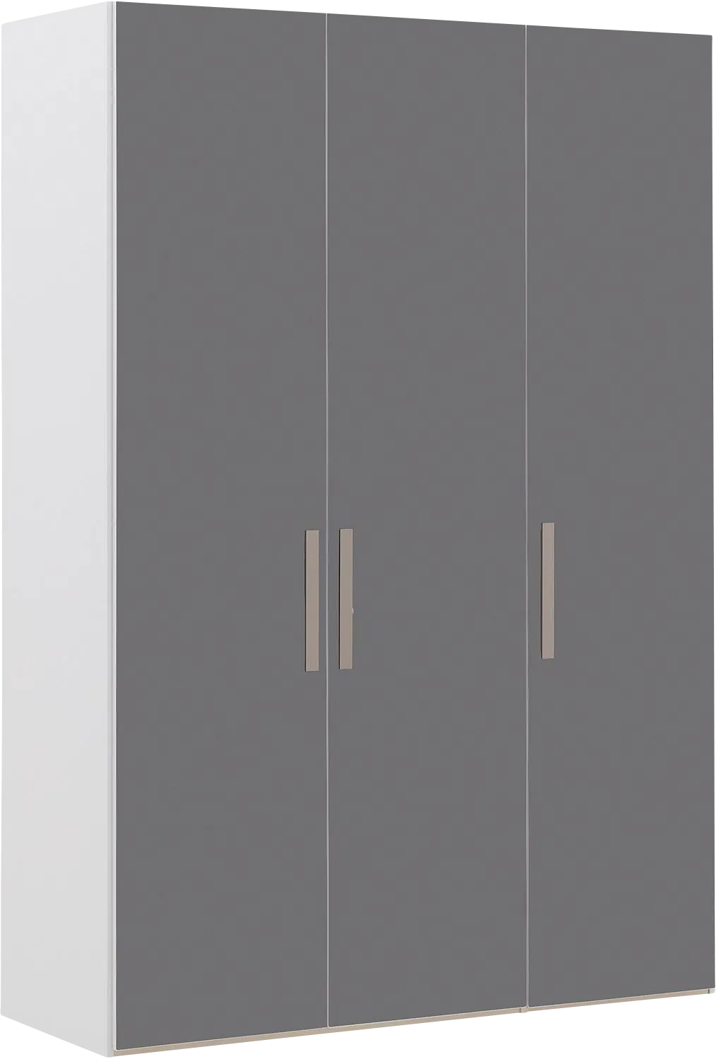 Goossens Kledingkast Easy Storage Ddk, Kledingkast 153 cm breed, 220 cm hoog, 3x glas draaideur