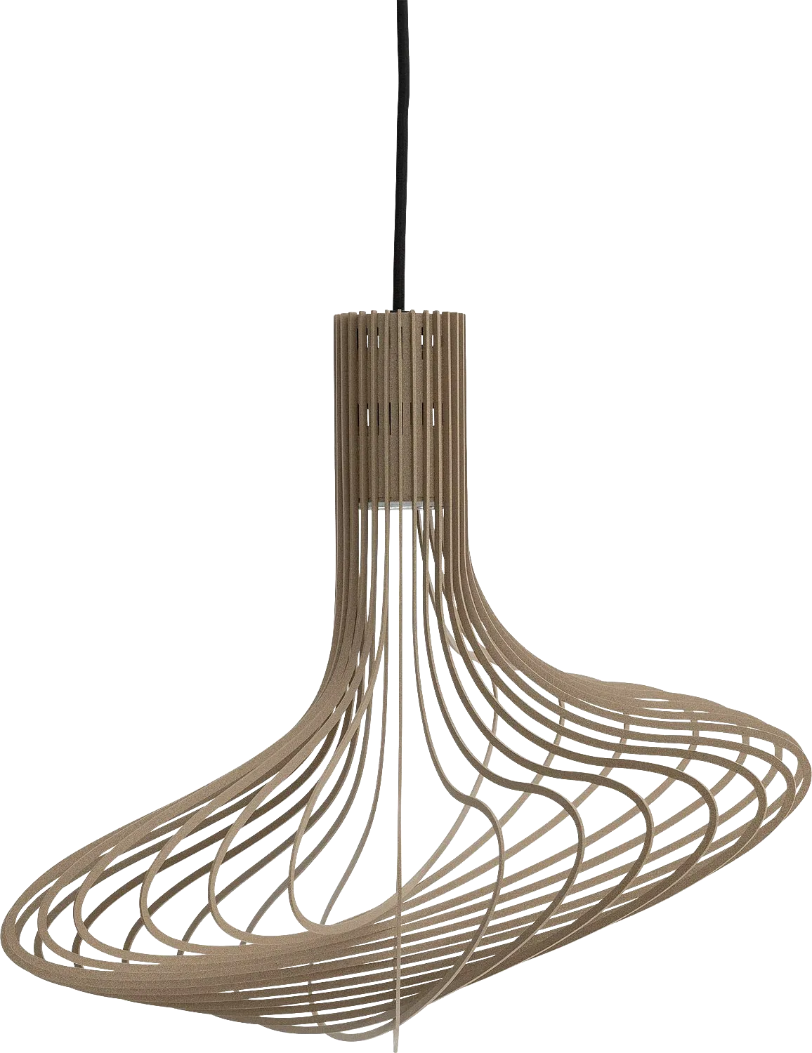Goossens Hanglamp Lody, Hanglamp met 1 lichtpunt ø 40 cm