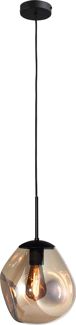 Goossens Hanglamp Lava, Hanglamp met 1 lichtpunt bol