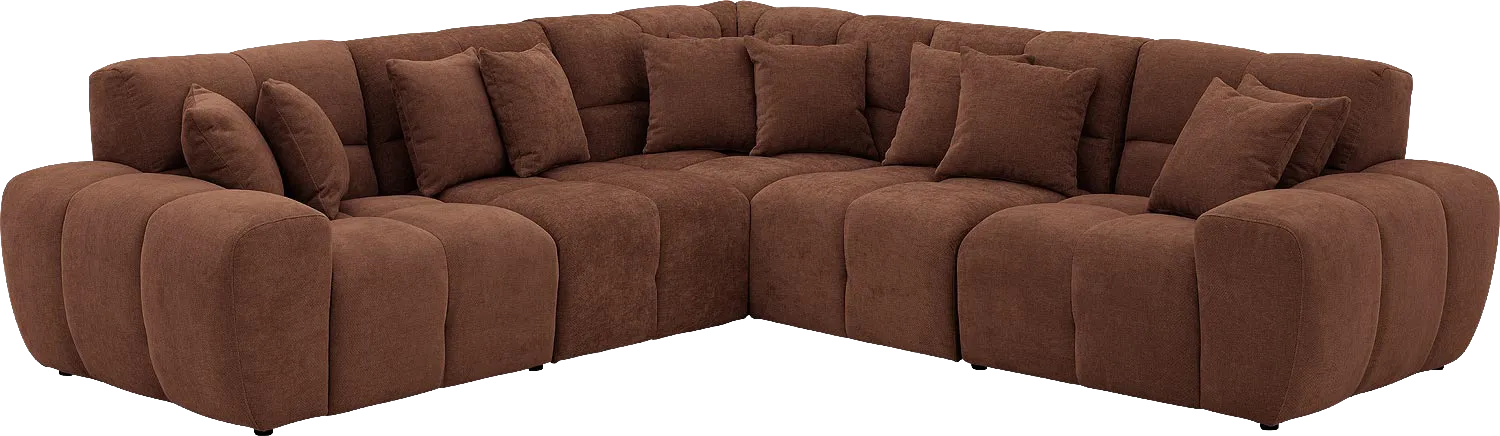 Goossens Excellent Kubus Bank Stof Bruin - 8252774-goossens-excellent-kubus-bank-stof-bruin-02