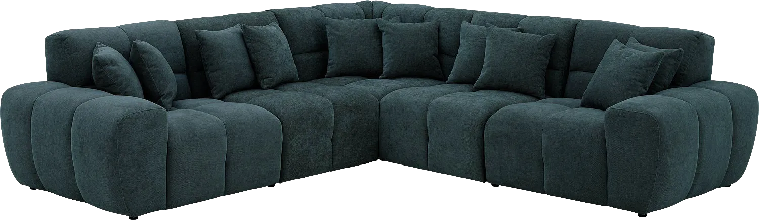 Goossens Excellent Kubus Bank Stof Groen - 8252769-goossens-excellent-kubus-bank-stof-groen-02