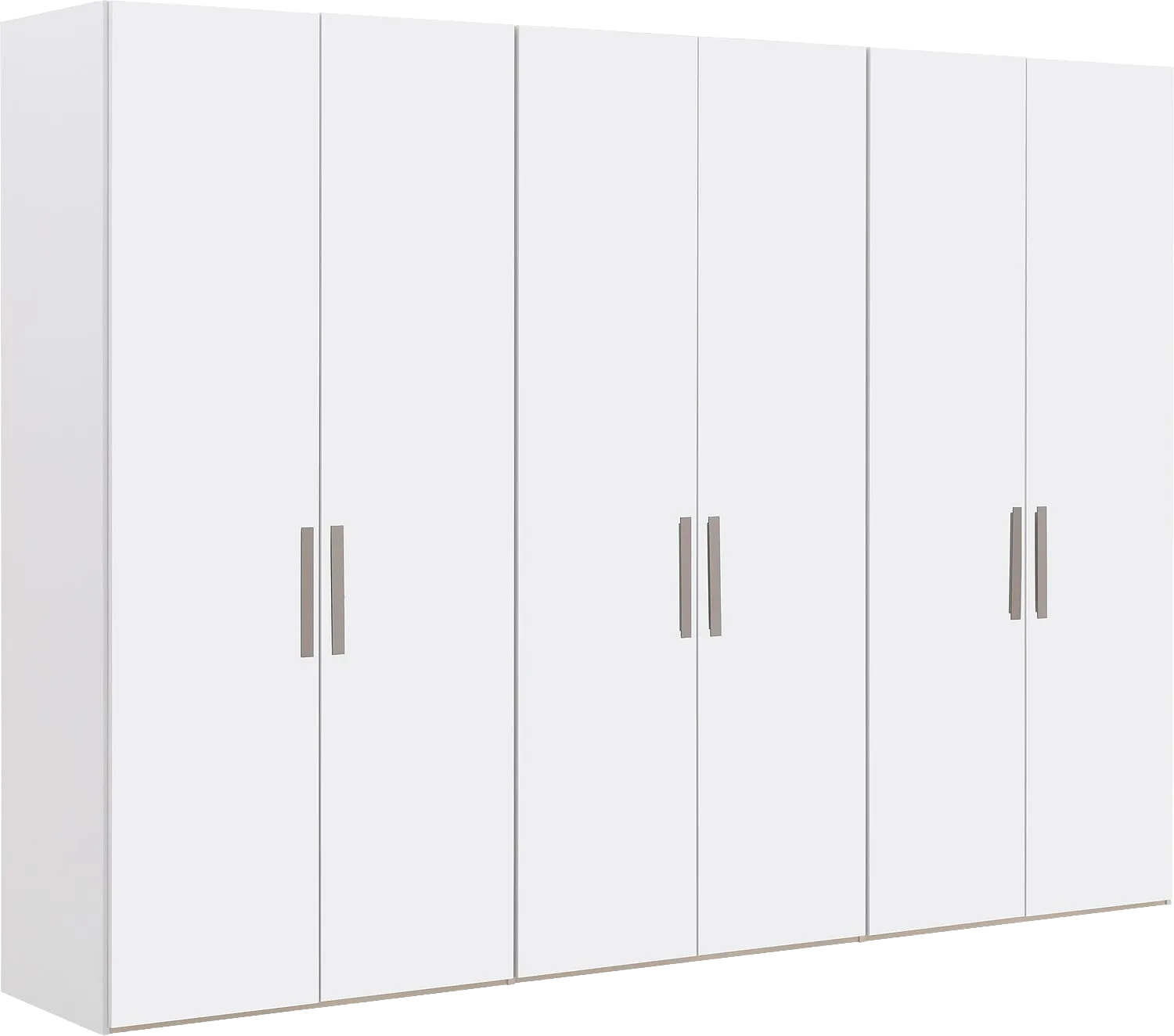 Goossens Kledingkast Easy Storage Ddk, Kledingkast 304 cm breed, 220 cm hoog, 6x draaideur