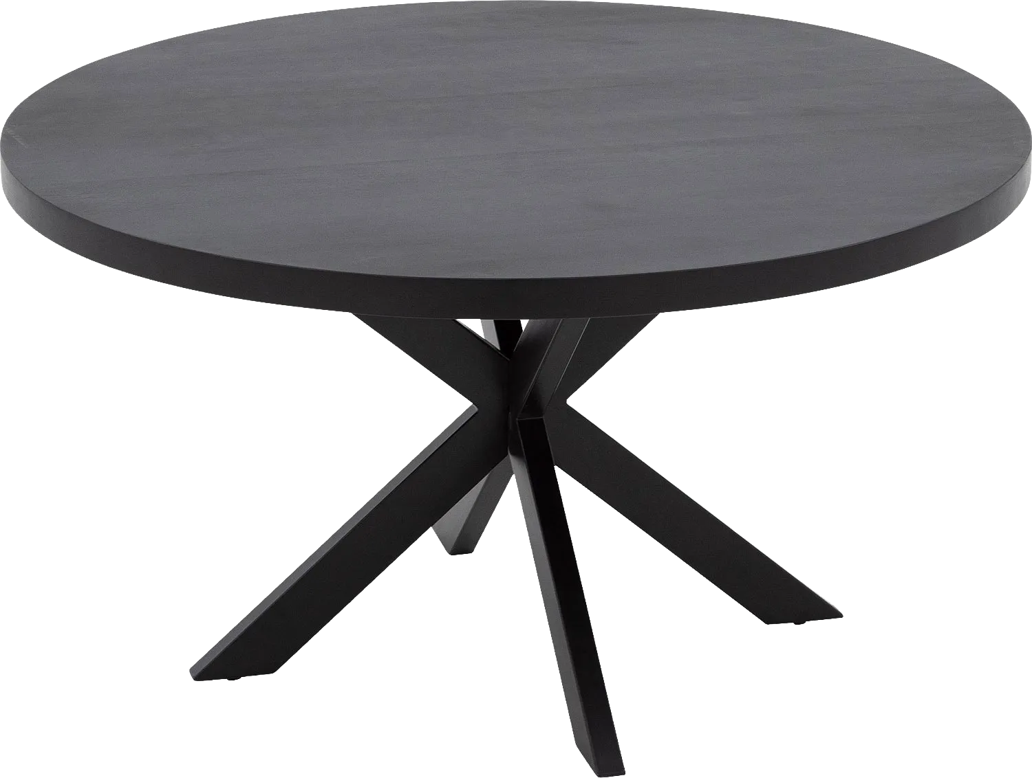 Goossens Basic Lecce Eettafel Mango Zwart - 8252821-goossens-basic-lecce-eettafel-mango-zwart-03