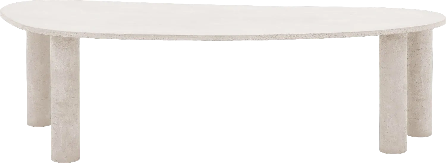 Goossens Stone Eettafel Beton Wit - 8231893-goossens-stone-eettafel-beton-wit-03
