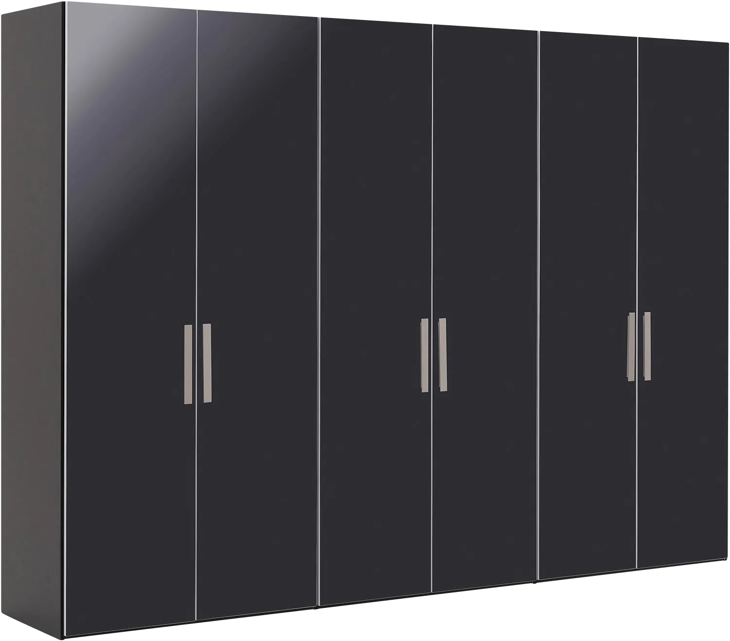 Goossens Kledingkast Easy Storage Ddk, Kledingkast 304 cm breed, 220 cm hoog, 6x draaideur