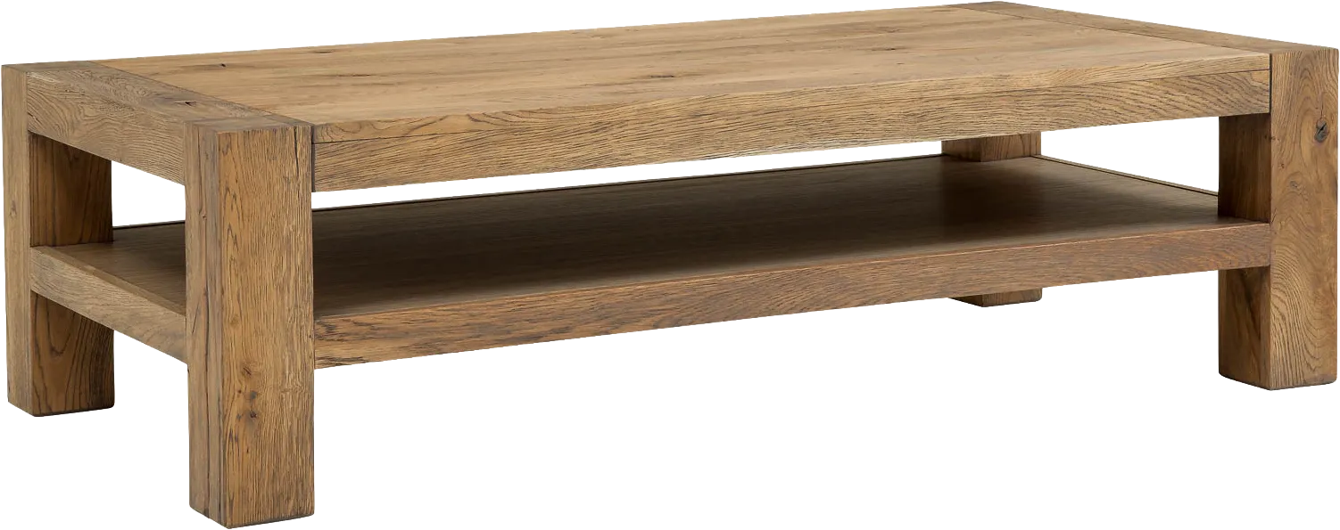 Goossens Salontafel Roots rechthoekig, hout eiken donkergrijs, stijlvol landelijk, 140 x 40 x 70 cm