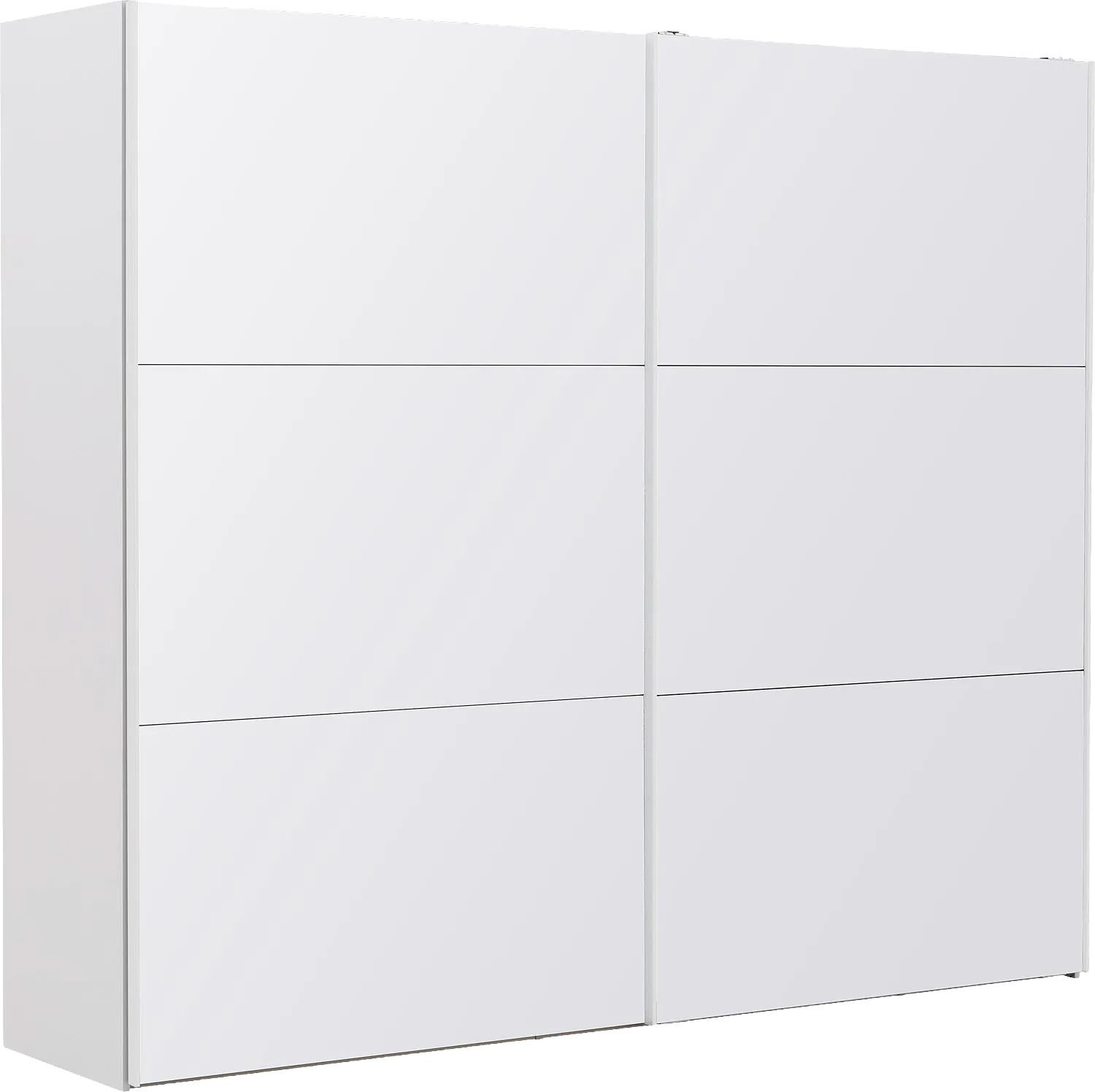 Goossens Kledingkast Easy Storage Sdk, 253 cm breed, 220 cm hoog, 2x 3 paneel glas schuifdeuren