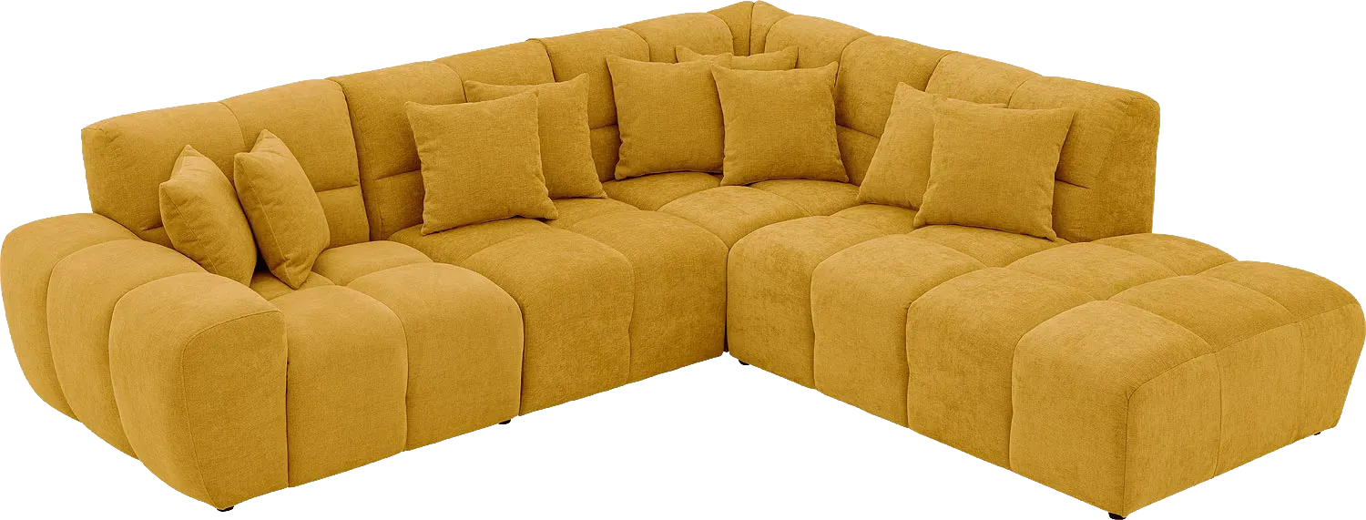 Goossens Excellent Kubus Bank Stof Geel - 8252724-goossens-excellent-kubus-bank-stof-geel-04
