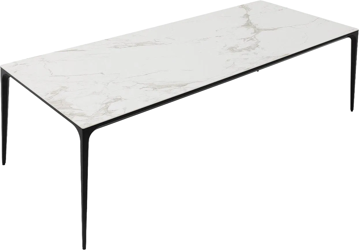 Goossens Mundi Eettafel Keramiek Wit - 8235362-goossens-mundi-eettafel-keramiek-wit-03
