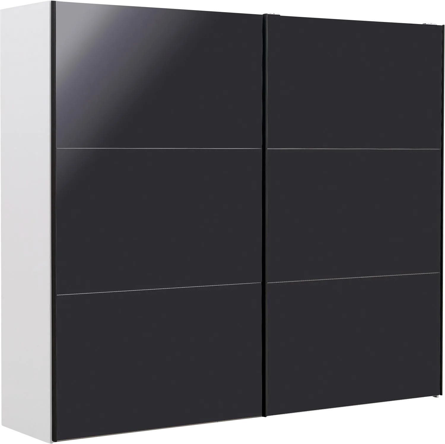 Goossens Kledingkast Easy Storage Sdk, 253 cm breed, 220 cm hoog, 2x 3 paneel schuifdeuren