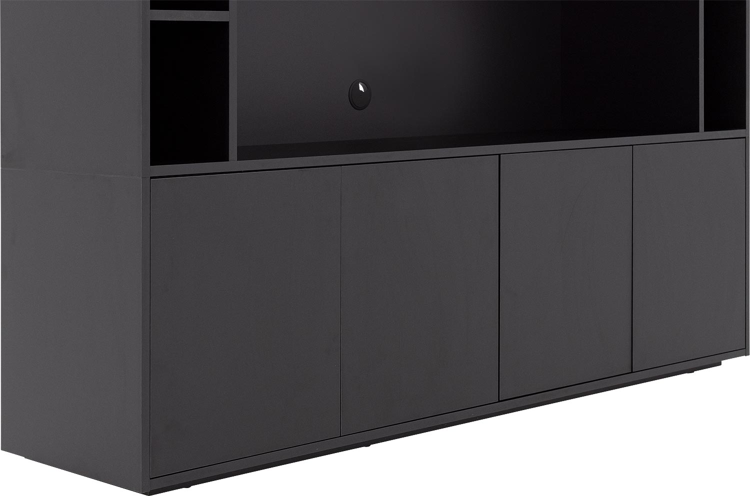 Goossens Basic Madrid Tv Meubel Melamine Zwart - 8251695-goossens-basic-madrid-tv-meubel-melamine-zwart-07