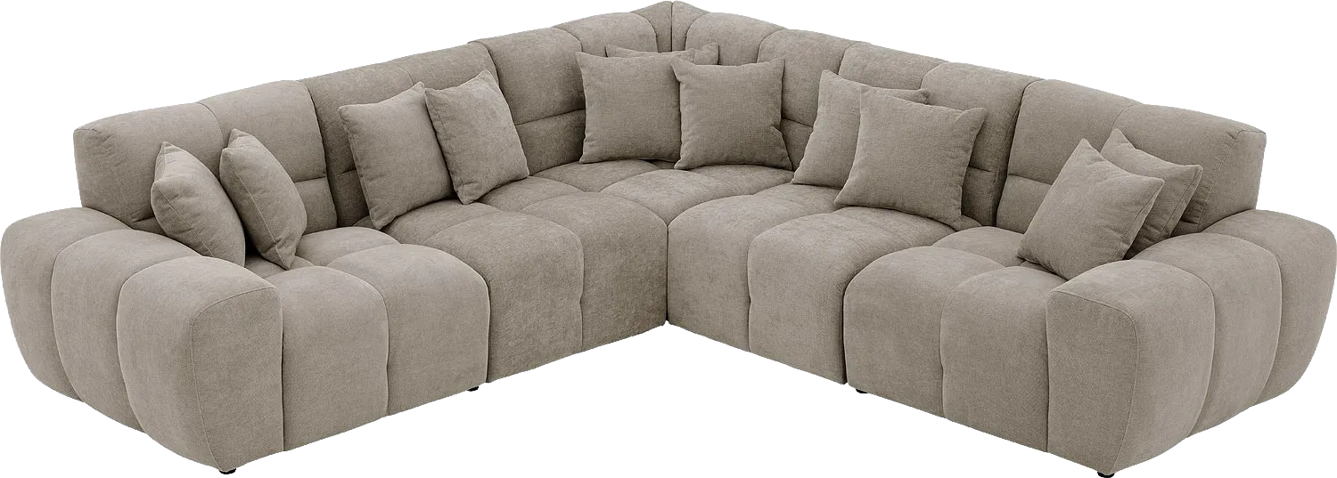 Goossens Excellent Kubus Bank Stof Bruin - 8252777-goossens-excellent-kubus-bank-stof-bruin-04