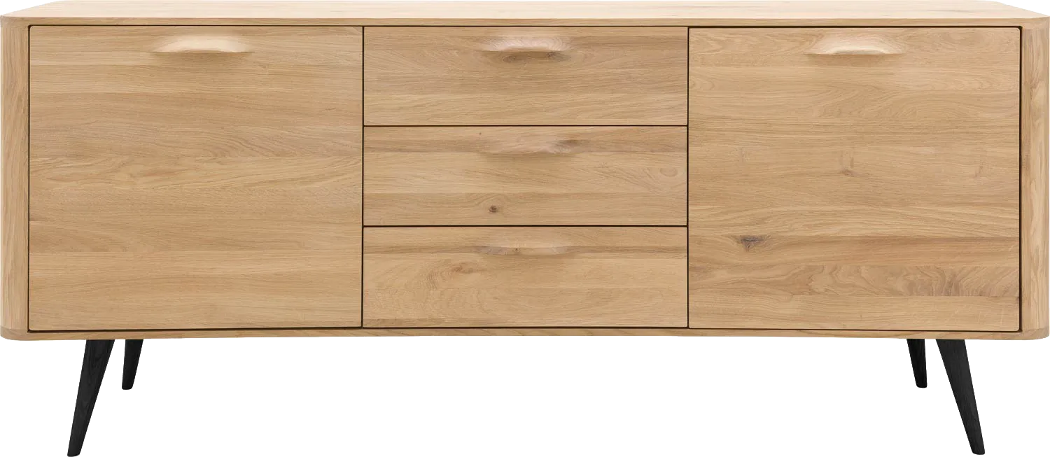Goossens Dressoir Bjarte, 2 deuren 3 laden