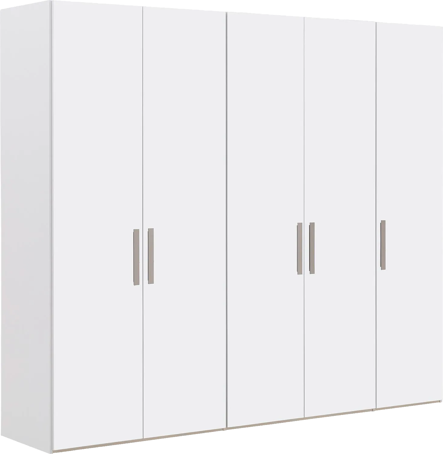 Goossens Kledingkast Easy Storage Ddk, Kledingkast 253 cm breed, 220 cm hoog, 5x draaideur