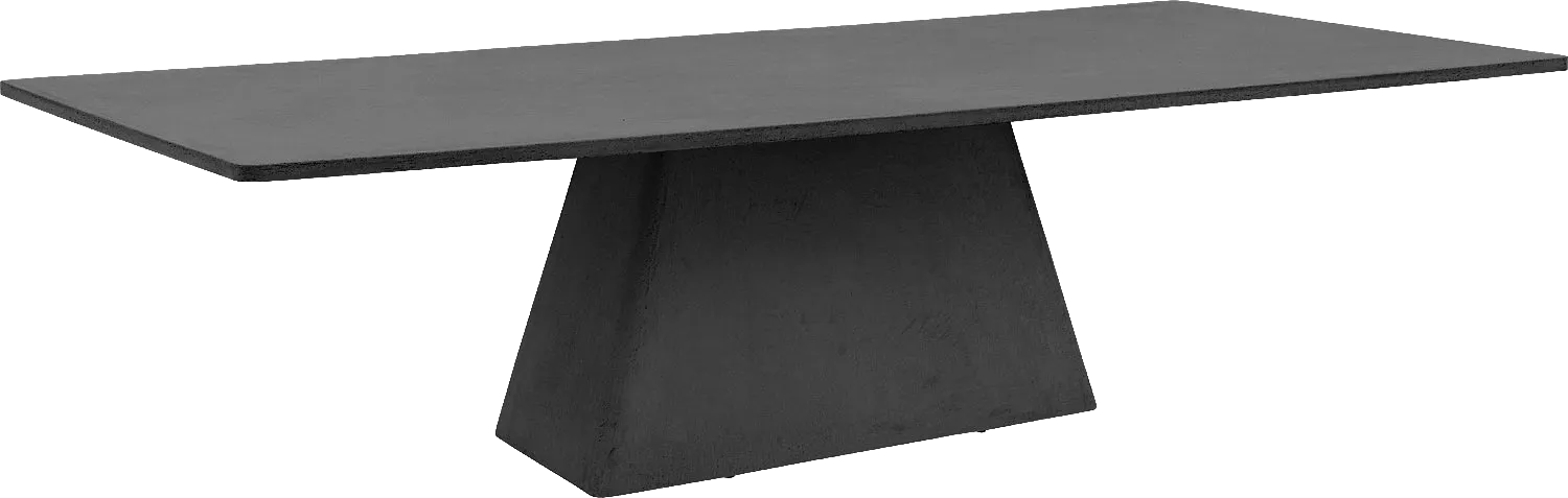 Goossens Eettafel Stone, Rechthoekig 300 x 110 cm