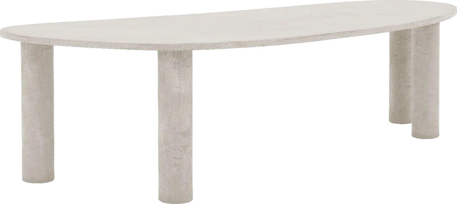 Goossens Stone Eettafel Beton Grijs - 8231901-goossens-stone-eettafel-beton-grijs-01