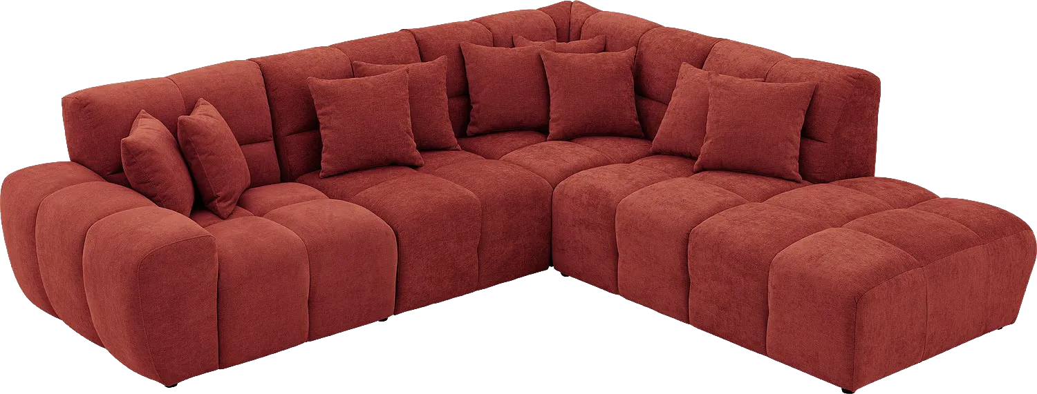 Goossens Excellent Kubus Bank Stof Rood - 8252715-goossens-excellent-kubus-bank-stof-rood-04