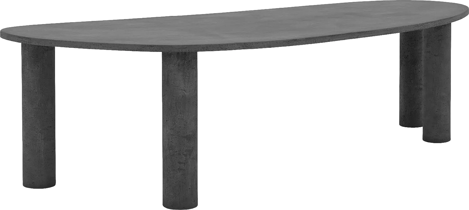 Goossens Eettafel Stone, Organisch 270 x 120 cm