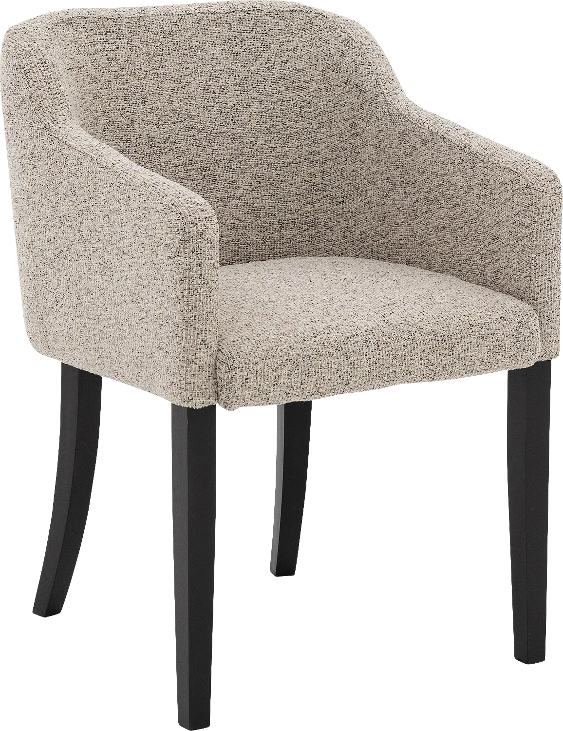 Eetkamerstoel Peda blauw stof met armleuning, elegant chic Nouvelle beige 16