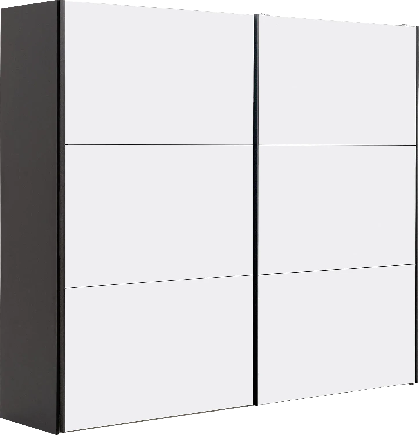 Goossens Kledingkast Easy Storage Sdk, 253 cm breed, 220 cm hoog, 2x 3 paneel schuifdeuren