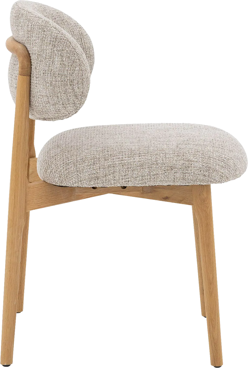 Goossens Bessy Eetkamerstoel Stof Beige - 8260297-goossens-bessy-eetkamerstoel-stof-beige-03