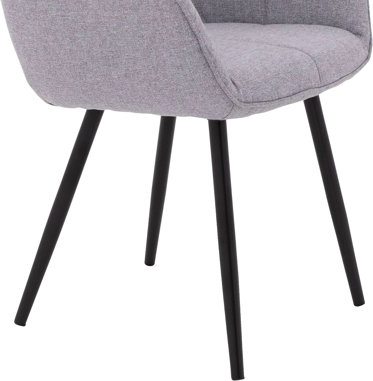 Goossens Basic Lize Eetkamerstoel Stof Grijs - 8235237-goossens-basic-lize-eetkamerstoel-stof-grijs-06