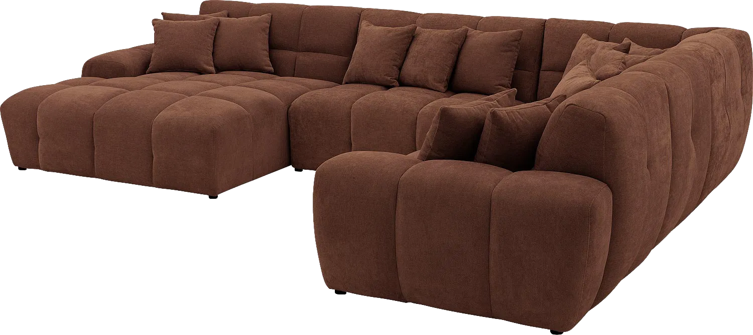 Goossens Excellent Kubus Bank Stof Bruin - 8252844-goossens-excellent-kubus-bank-stof-bruin-08