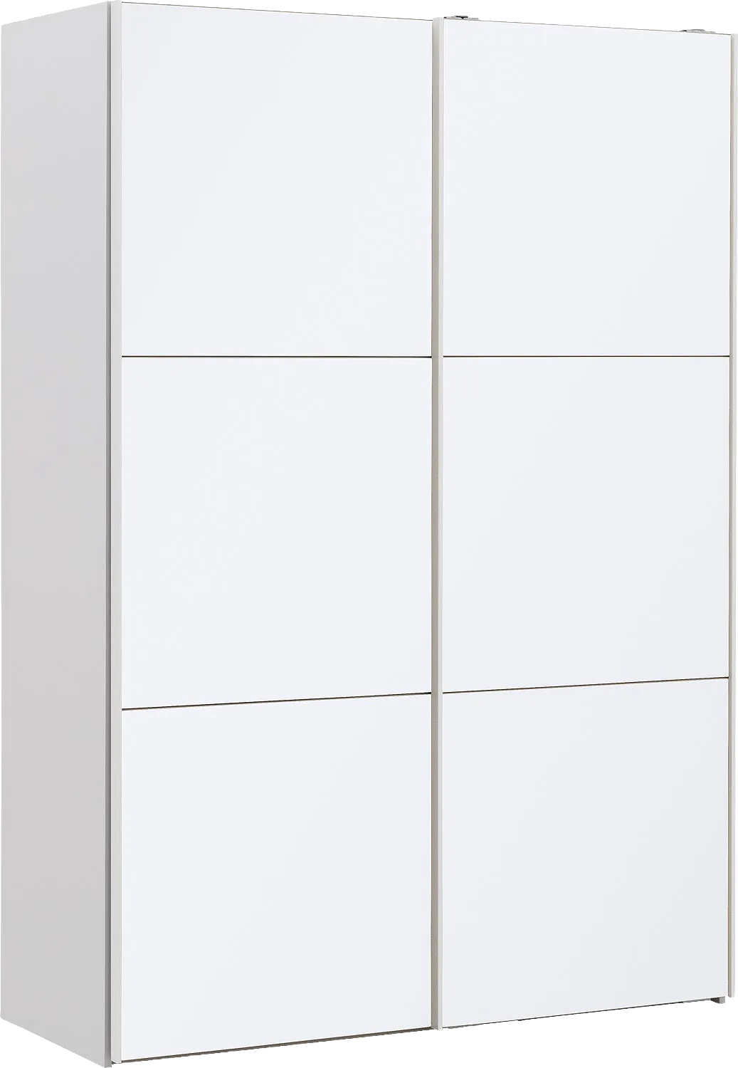 Goossens Kledingkast Easy Storage Sdk, 153 cm breed, 220 cm hoog, 2x 3 paneel glas schuifdeuren