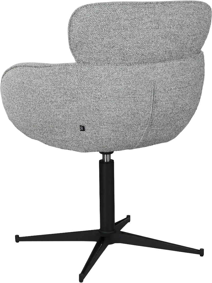 Goossens Suus Eetkamerstoel Stof Grijs - 8252187-goossens-suus-eetkamerstoel-stof-grijs-02