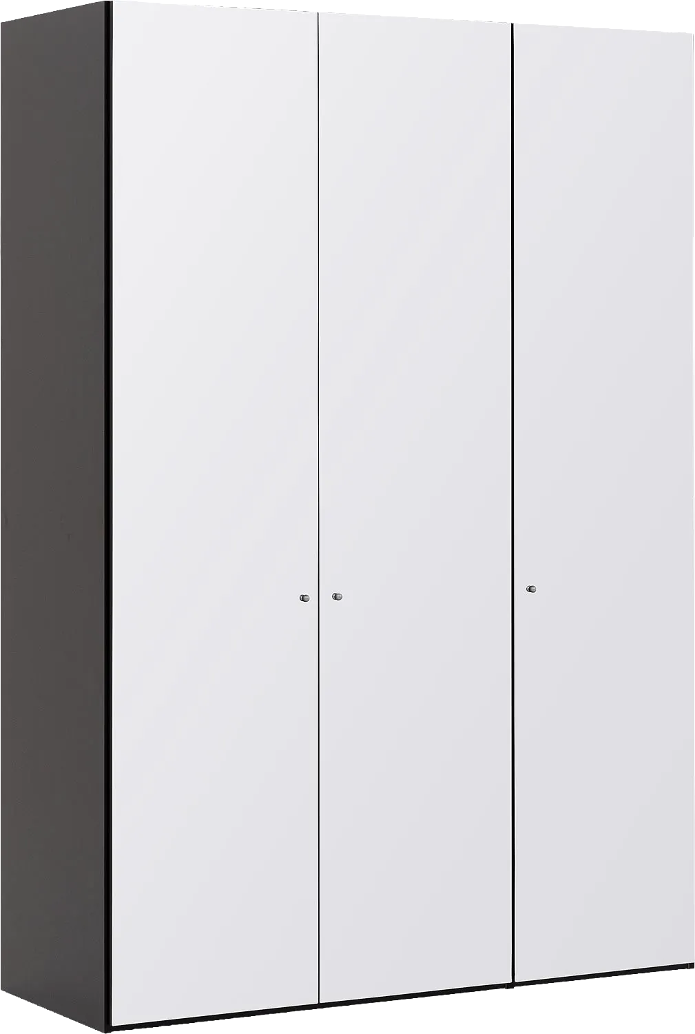 Goossens Kledingkast Easy Storage Ddk, Kledingkast 153 cm breed, 220 cm hoog, 3x glas draaideur