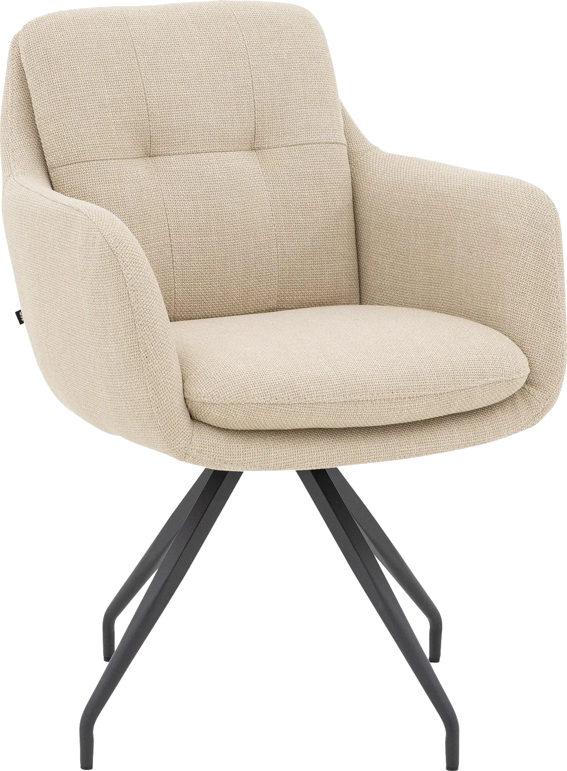 Goossens Mirthe Eetkamerstoel Stof Beige - 8252167-goossens-mirthe-eetkamerstoel-stof-beige-04