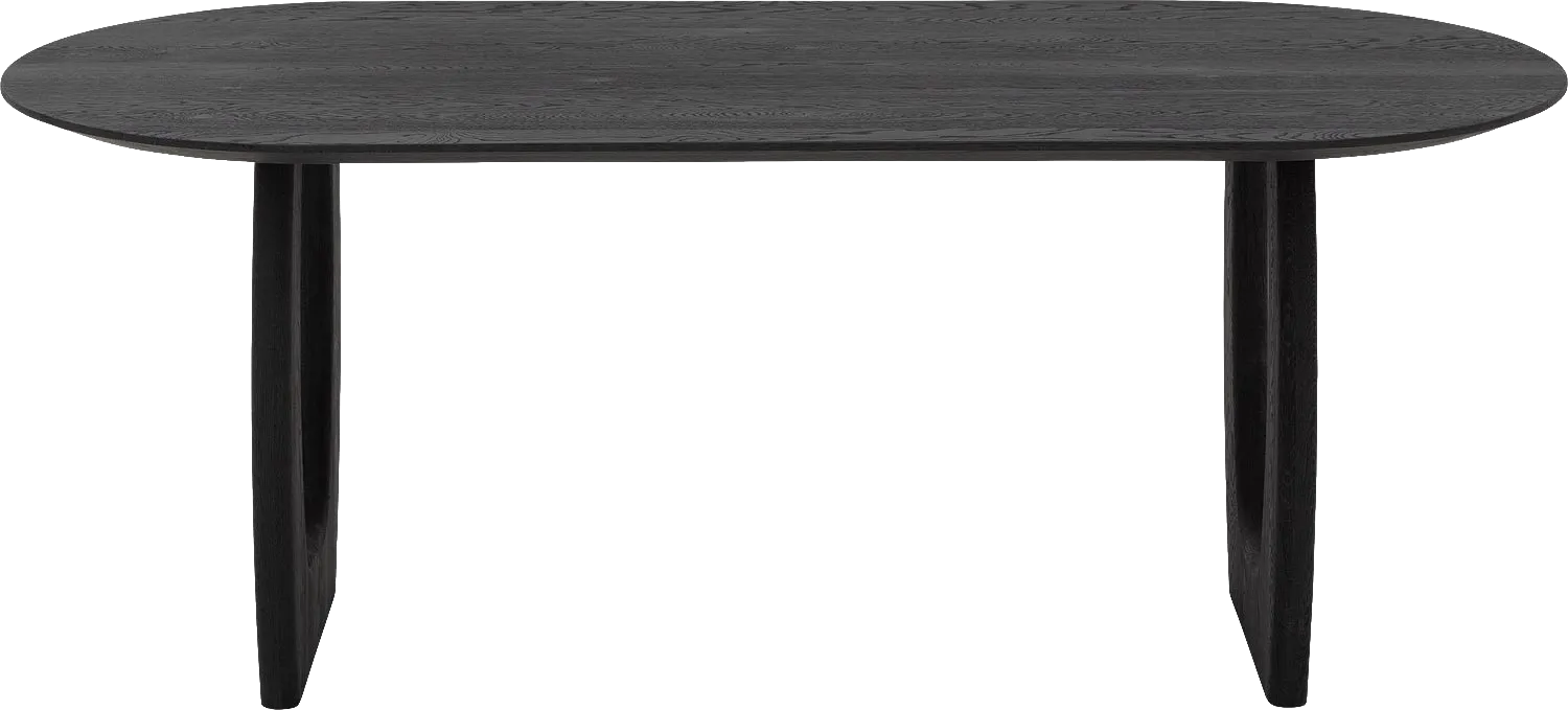 Goossens Slim Eettafel Eiken Zwart - 8252122-goossens-slim-eettafel-eiken-zwart-02