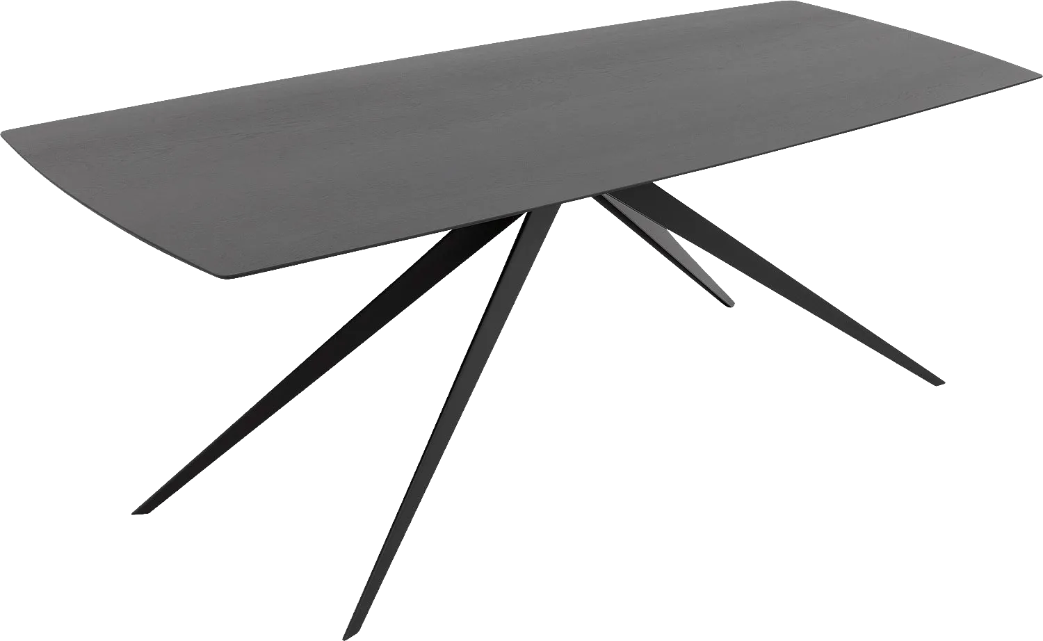 Goossens Excellent Eettafel Uniek, Semi rechthoekig 200 x 100 cm