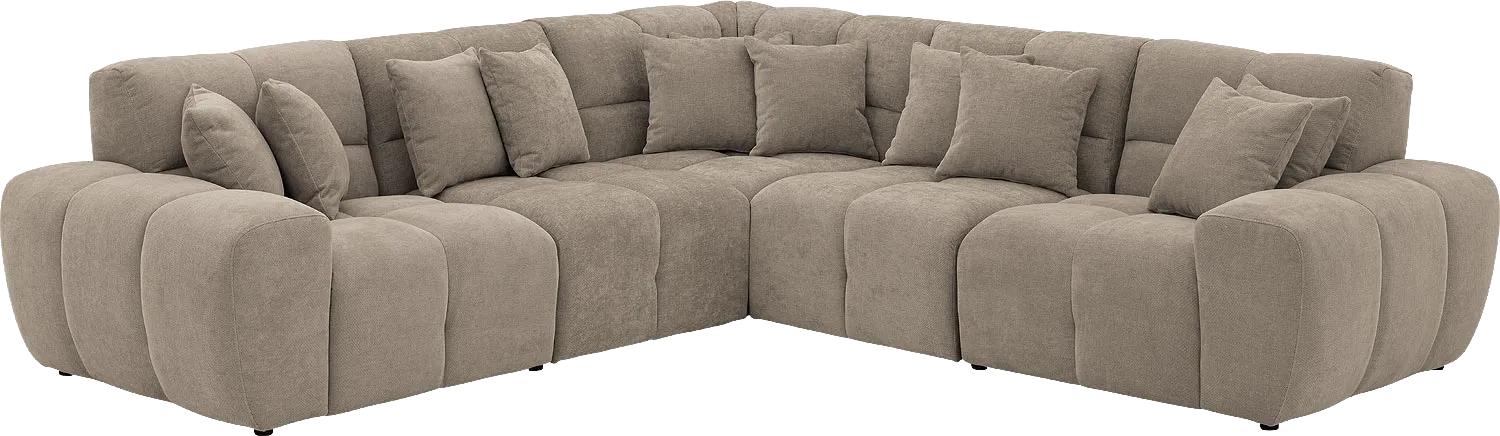 Goossens Excellent Kubus Bank Stof Bruin - 8252778-goossens-excellent-kubus-bank-stof-bruin-02
