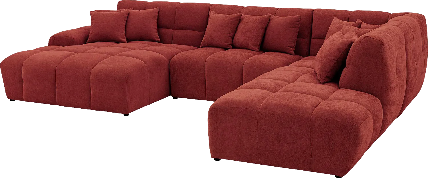 Goossens Excellent Kubus Bank Stof Rood - 8252887-goossens-excellent-kubus-bank-stof-rood-05
