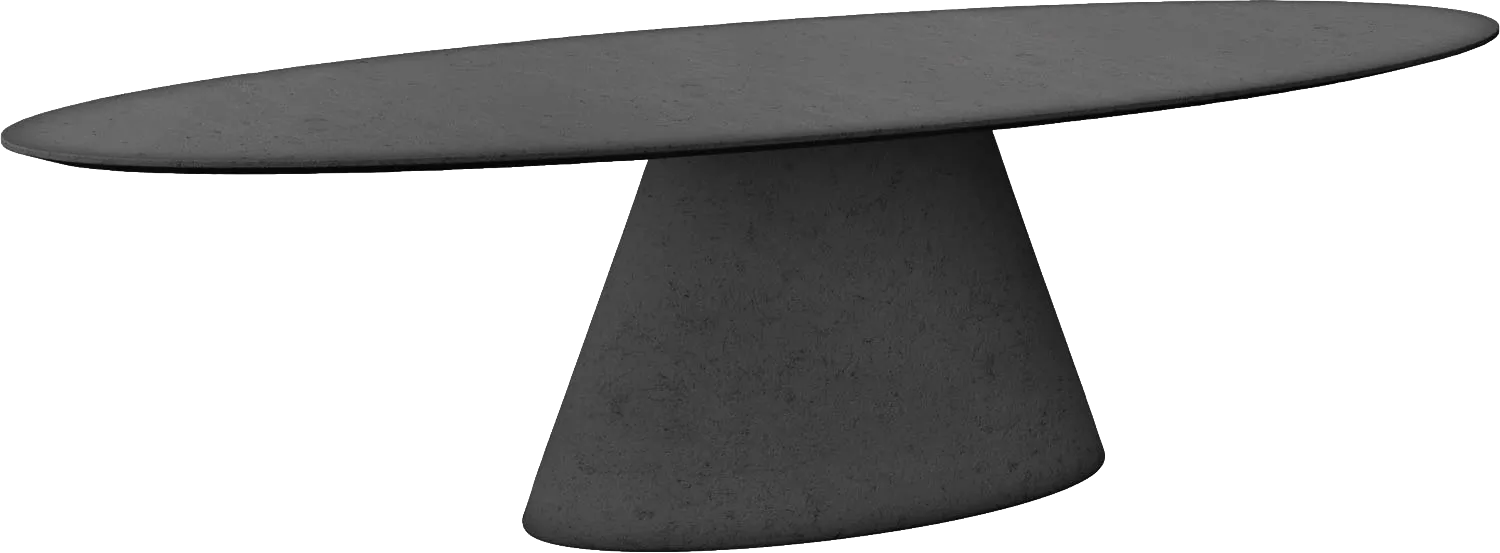 Goossens Eettafel Stone, Ovaal 300 x 120 cm